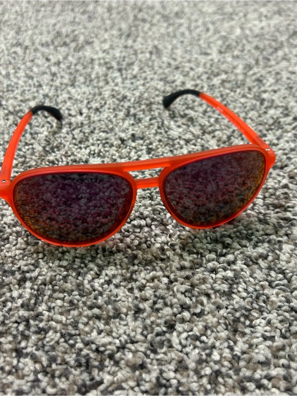 goodr Mach G Captain Blunt's Red-Eye Polarized Aviator Sunglasses